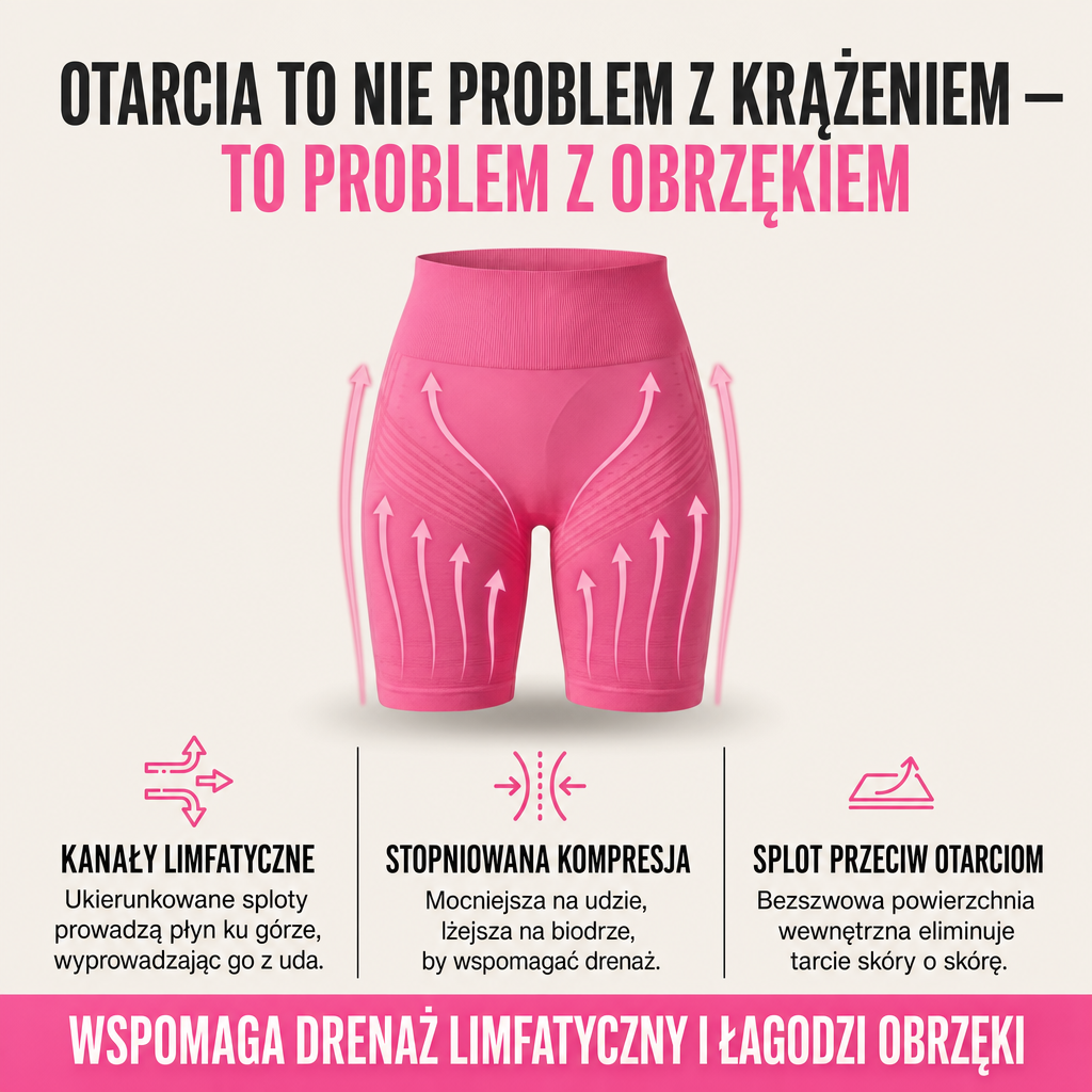 Gymshape™ Spodenki 3D – Push-Up, Wyszczuplające & Przeciw Otarciom