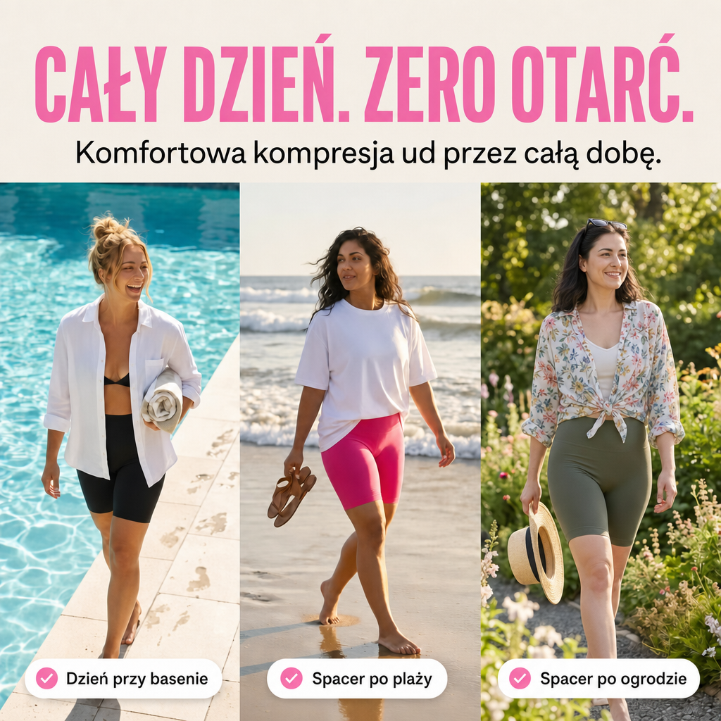 Gymshape™ Spodenki 3D – Push-Up, Wyszczuplające & Przeciw Otarciom
