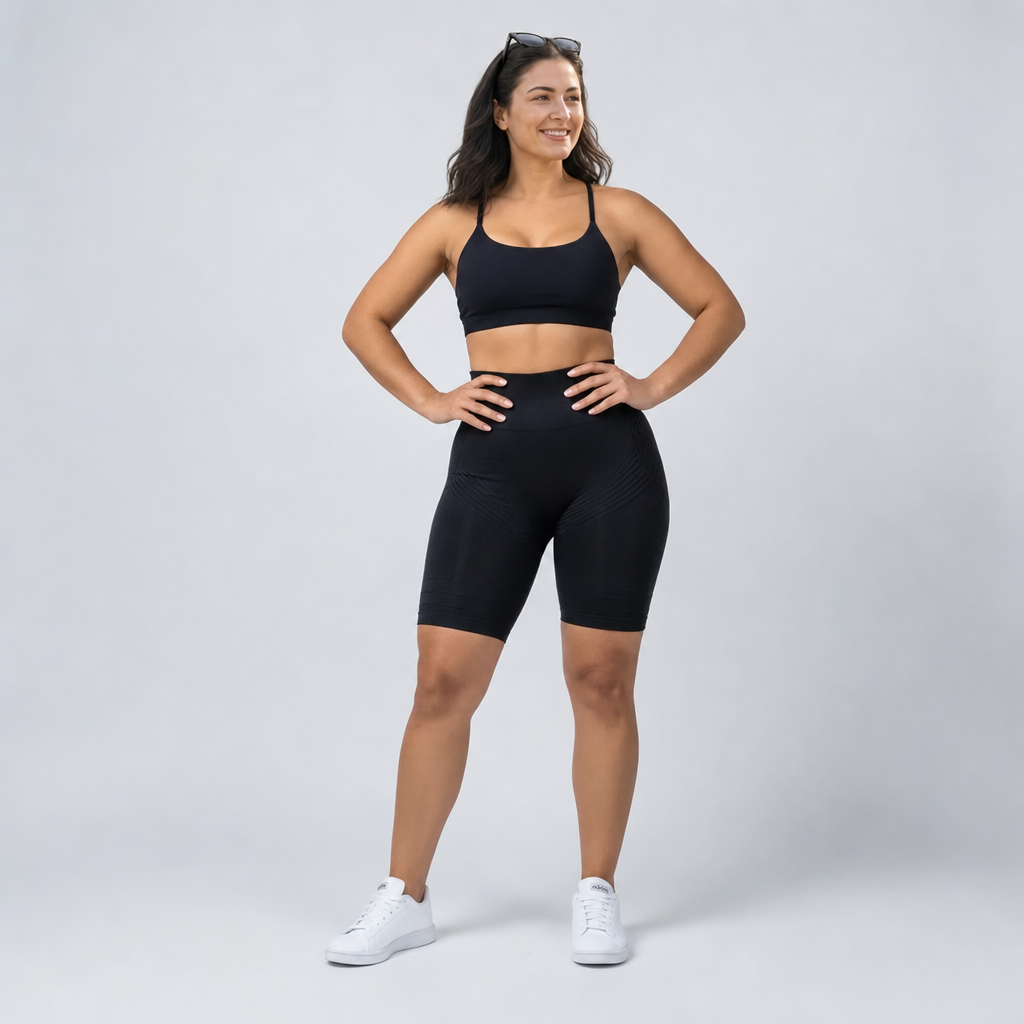 Gymshape™ Spodenki 3D – Push-Up, Wyszczuplające & Przeciw Otarciom
